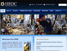 Tablet Screenshot of hrdc.mu